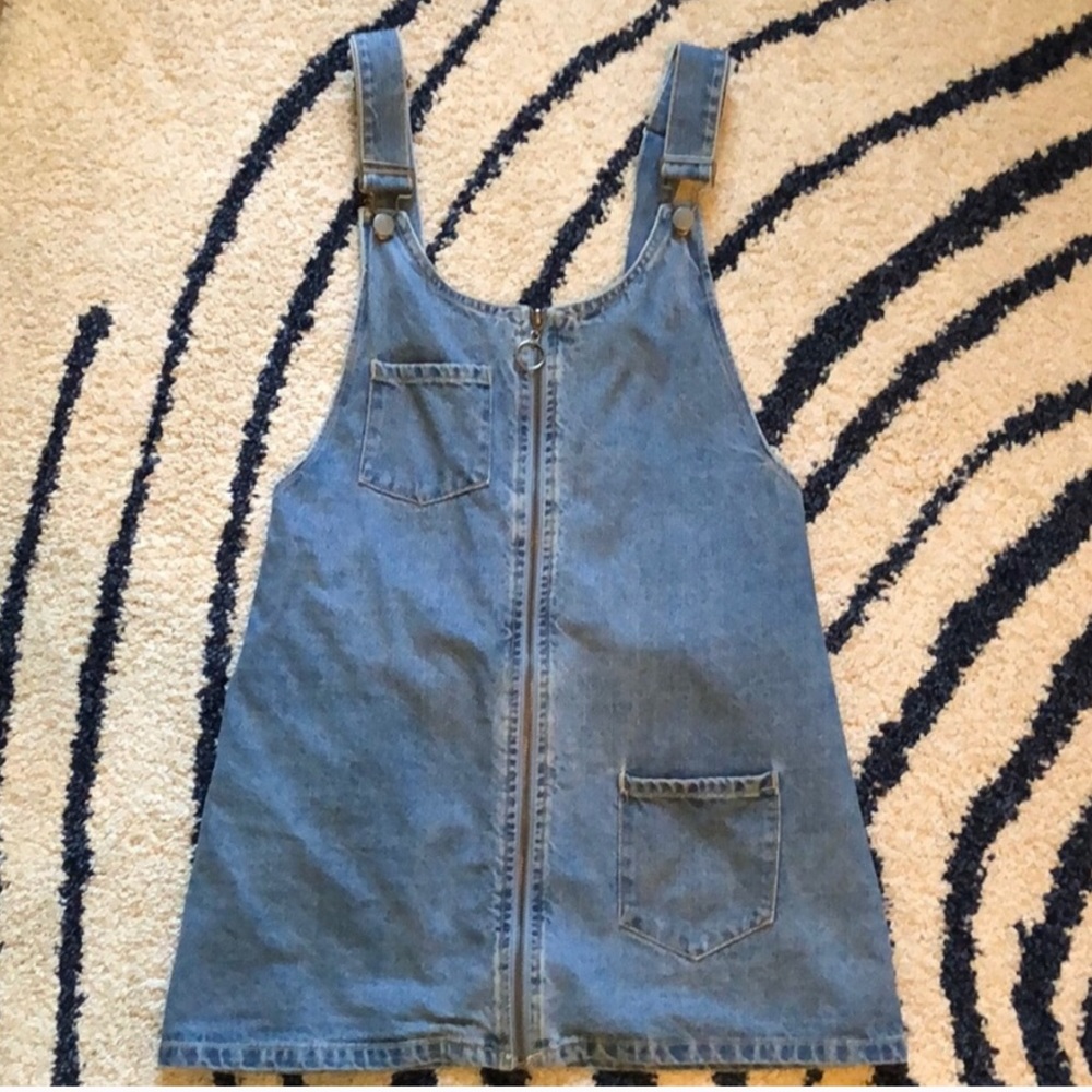 Forever 21 overall denim dress